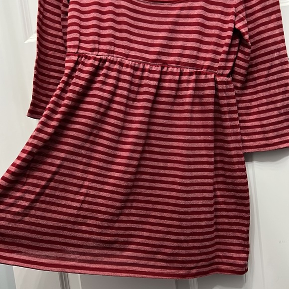 Mimi maternity size medium red striped shirt - Picture 3 of 4